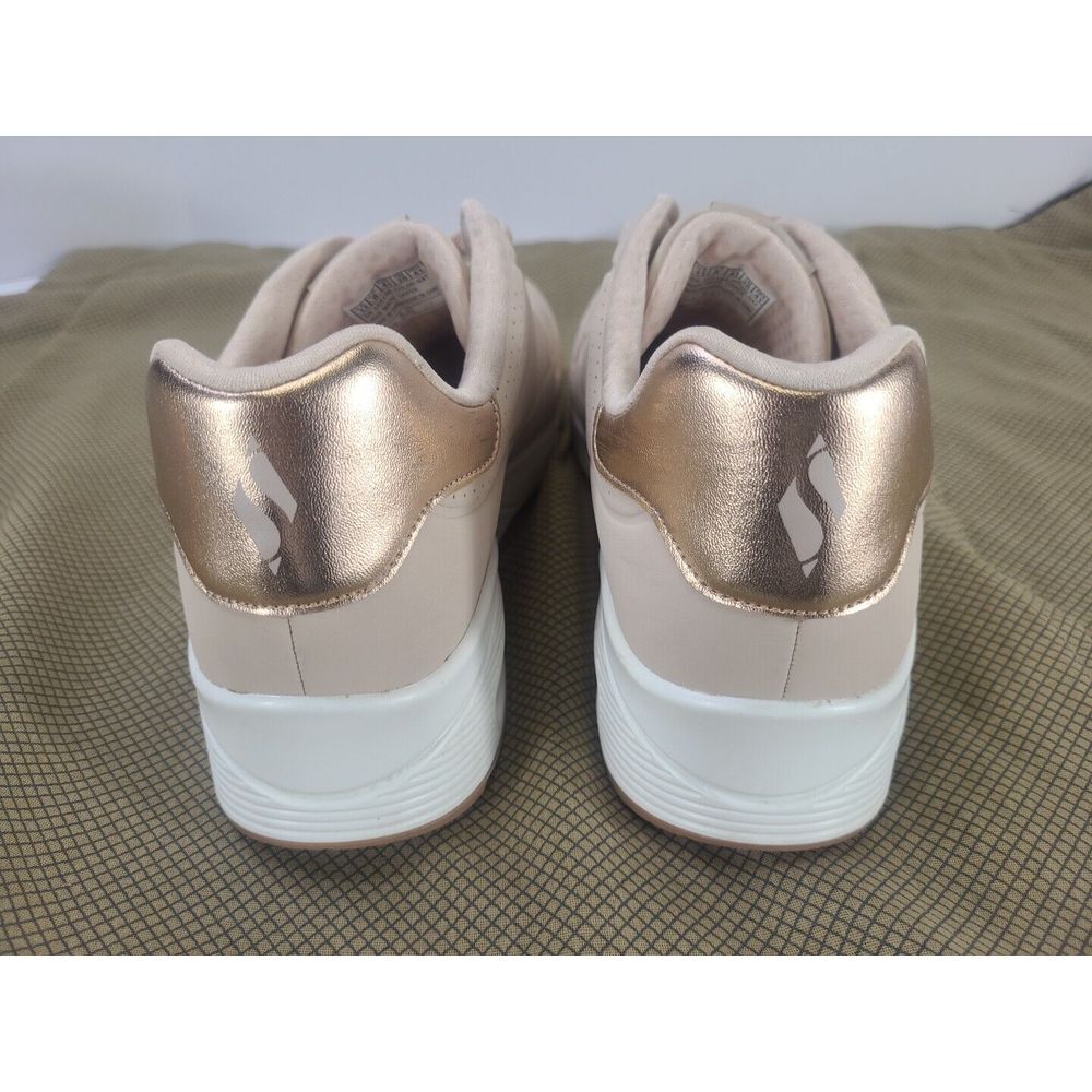 Skechers Street Los‎ Angeles 155196 Uno-Shimmer Away Pink Womens Size 11 - Picture 4 of 7